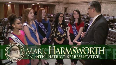 Rep Mark Harmsworth Visits With Aquafest Royalty In Olympia Youtube