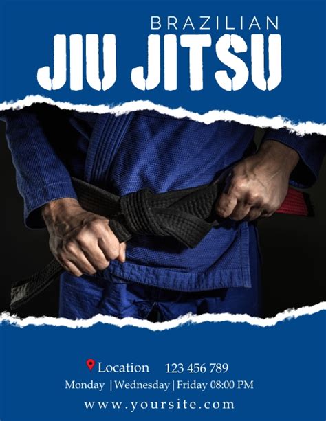 Bjj Flyer Template Postermywall