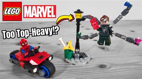 LEGO Marvel 76275 Motorcycle Chase Spider Man Vs Doc Ock 2024