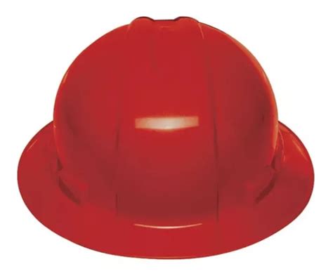 Casco De Seguridad Ala Ancha Rojo Truper Mercadolibre