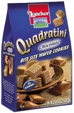 Amazon Loacker Quadratini Hazelnut Wafer Cookies Ounce