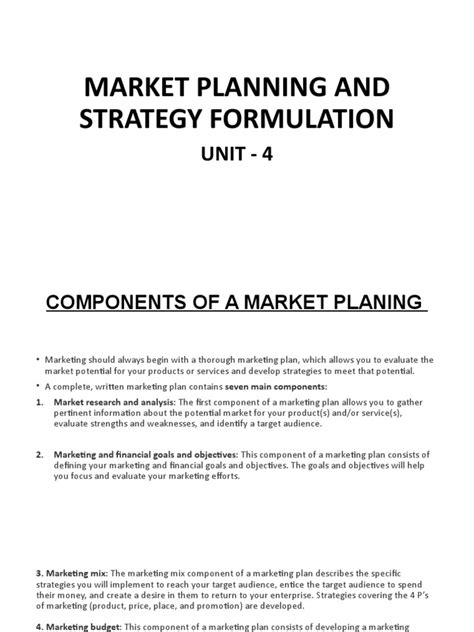 Unit 4 Marketing Management Pdf