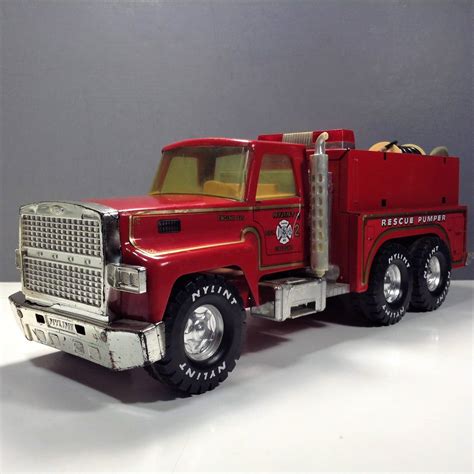 Nylint Rescue Pumper Fire Truck, 17" Nylint Fire Engine # 875 Ford 9000 ...