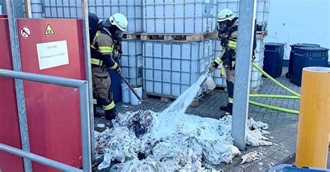 Feuerwehr Brennender Müll und Baum sorgen für Einsätze Herdecke Magazin