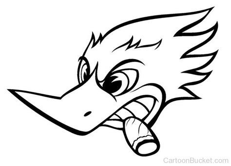 Woody Woodpecker Angry Face