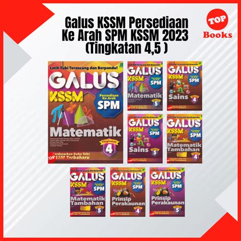 TOPBOOKS Sasbadi Buku Latihan Galus Persediaan Ke Arah SPM KSSM