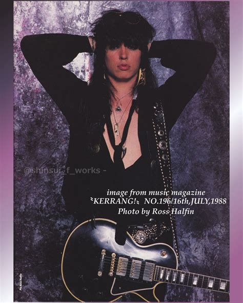 Cinderella Tom Keifer 1988 Photo By Ross Halfin Music Magazines