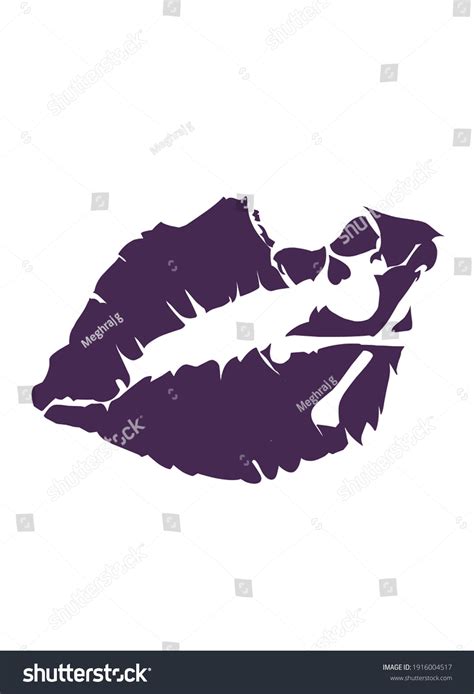 Skull Lips Images Stock Photos Vectors Shutterstock