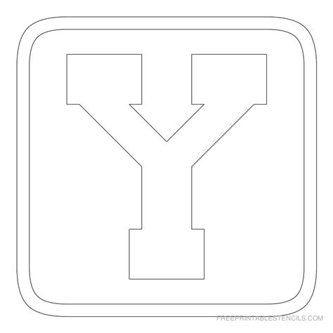 Block Letters Template Y 7 Free Pdf Printables Printablee