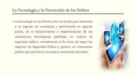 Tecnologías de prevención de delitos PPT