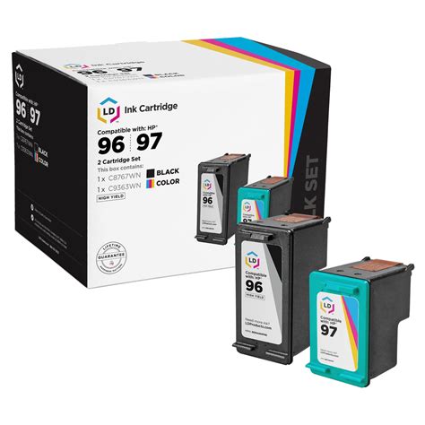 Ld Products Ink Cartridge Replacement Set For Hp C Wn Black Hp