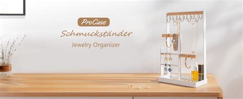 Procase Schmuckst Nder Schmuckhalter Schmuckbaum Schmuck Organizer