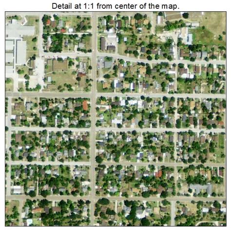 Aerial Photography Map of Raymondville, TX Texas