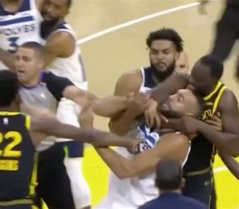 Nba Rudy Gobert étranglé par Draymond Green