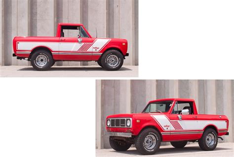 A Rare International Harvester Scout Ii Pickup Rallye Edition