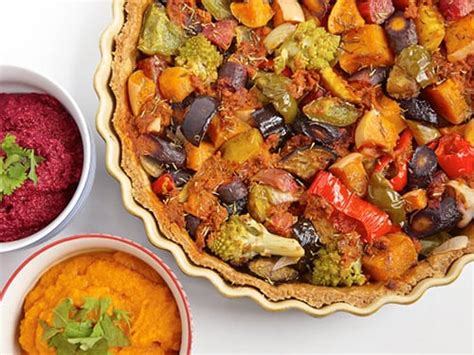 Roast Vegetable Tart Meat Free Monday