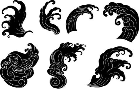 Chinese Wave Tattoo