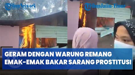 VIRAL EMAK EMAK BAKAR WARUNG REMANG REMANG DIDUGA JADI TEMPAT