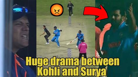 Huge Drama Between Surya Kumar Yadav And Virat Kohli For Run Out In