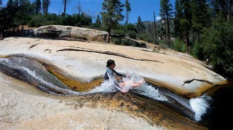 Day Trip To The Kern River Natural Waterslides Youtube