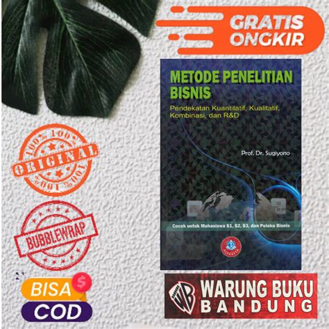 Jual Buku Metode Penelitian Bisnis Sugiyono Shopee Indonesia