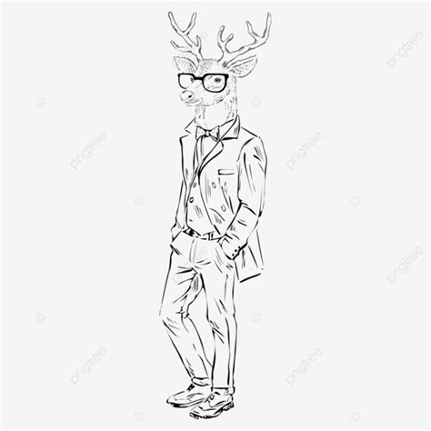 Anthropomorphic Vector Png Images Anthropomorphic Design Of Deer