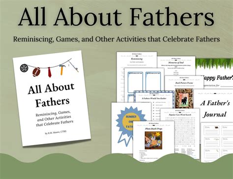 All About Fathers Reminiscing Games And Other Activities That