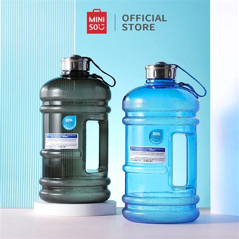 Miniso Botol Air Minum L Besar Olahraga Sport Water Bottle Tempat