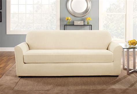 Sure Fit Stretch Stripe Piece Sofa Slipcover