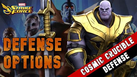 COSMIC CRUCIBLE DEFENSES FINISH STRONG Marvel Strike Force YouTube