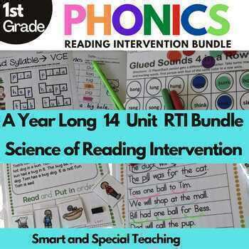 First Grade Phonics Rti Intervention Orton Gillingham Science Of