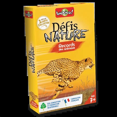 Acheter Défis Nature Records des animaux Bioviva Enfants Famille