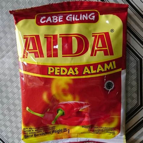 cabe giling bubuk aida isi gram lazada indonesia