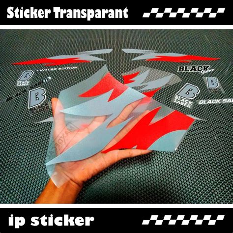 Jual STRIPING STICKER TRANSPARAN VARIO OLD BOHLAM DESIGN TAMIYA SABER