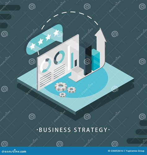 Business Strategy and Marketing Stock Vector - Illustration of chart