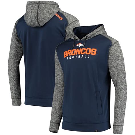 Denver Broncos Nfl Pro Line By Fanatics Branded Static Fleece Pullover