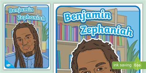 Benjamin Zephaniah Display Poster Hecho Por Educadores