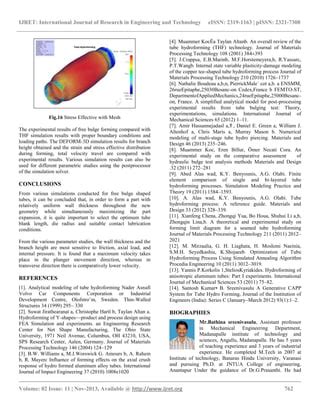 Simulative Analysis Of Tube Hydroforming Process Pdf