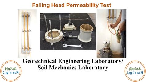 Falling Head Variable Head Permeability Test Coefficient Of