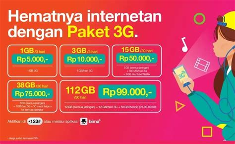 34 Paket Internet Tri 50 Ribu Unlimited Termurah 2023