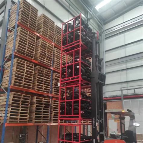 Modern Shop OEM Wholesale Warehouse Tire Stack Rack Storage Pallet