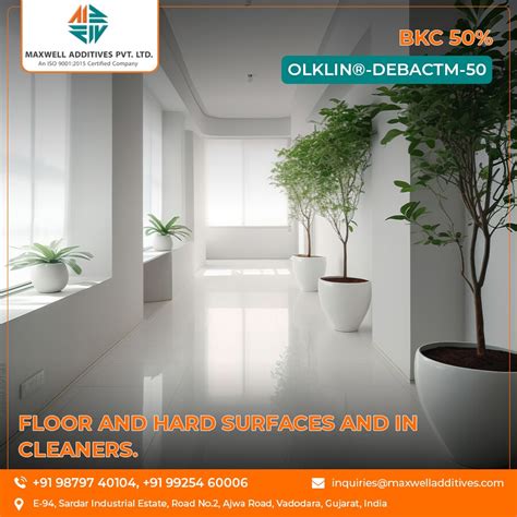 Effectively Use Benzalkonium Chloride Bkc For Hard Surface Cleaning