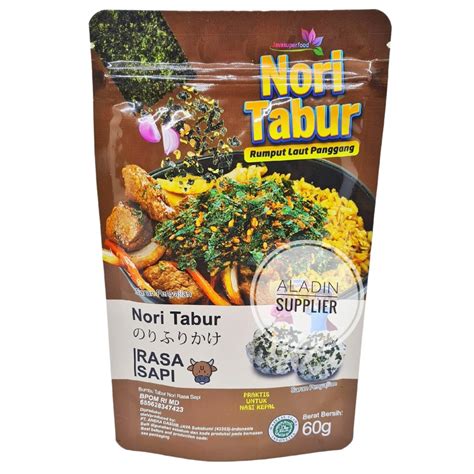 Jual Nori Tabur Rumput Laut Panggang Sapi Gr Shopee Indonesia