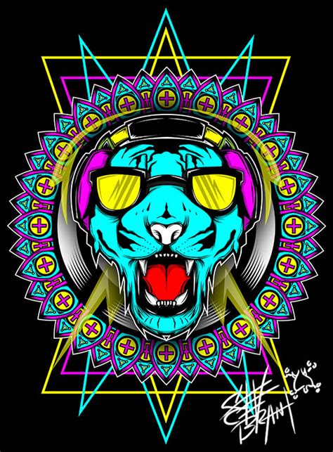 Neon Tiger | Behance