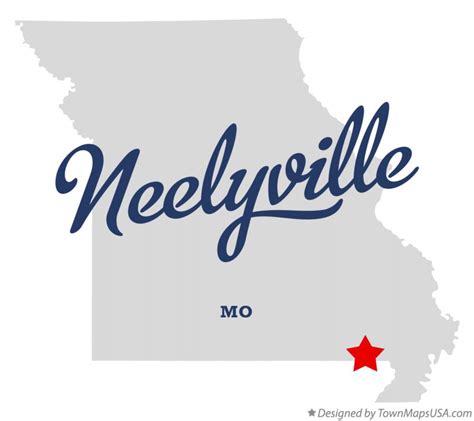 Map of Neelyville, MO, Missouri