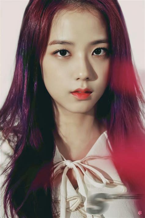 Blackpink Jisoo Kim Jisoo Purple Hair นางฟ้า คนสวย นางแบบ