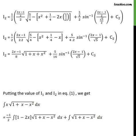 Example Supplementary Ncert Integrate X Root X X Dx