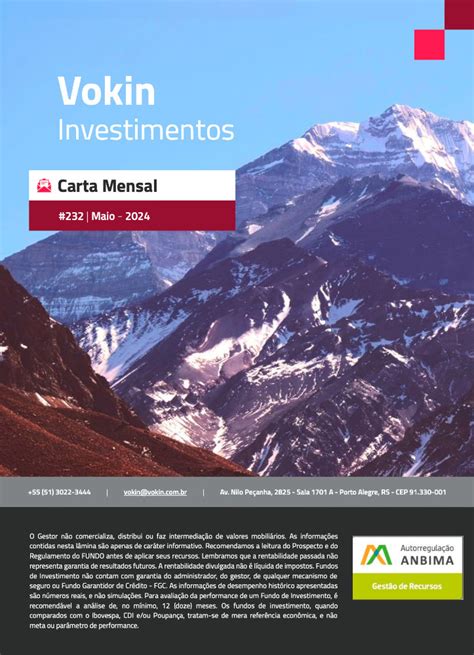 Carta 232 Maio 2024 Vokin Investimentos