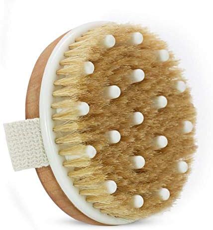 Amazon Dry Brushing Body Brushes Round Exfoliating Brush For