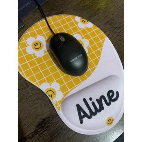 Mousepad Ergon Mico Personalizado Seu Nome Shopee Brasil